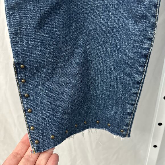 Torrid Jeans Womens 22W Straight Leg High Rise Distressed Studded - Picture 11 of 16